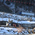 18.12.2018: prov. Baugrubensicherung (Nagelwand)